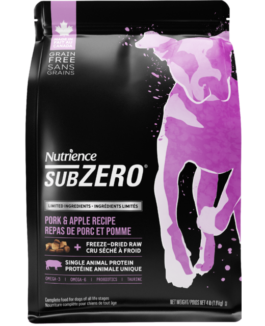 Nutrience Sub Zero Grain Free Pork & Apple 1.8kg 