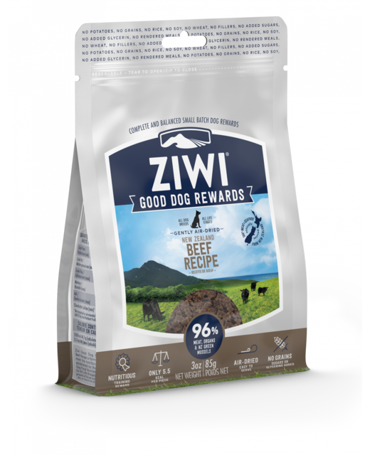 Ziwi Beef Good Dog Rewards Dog 85g - Dog & Puppy Treats Online | Pet