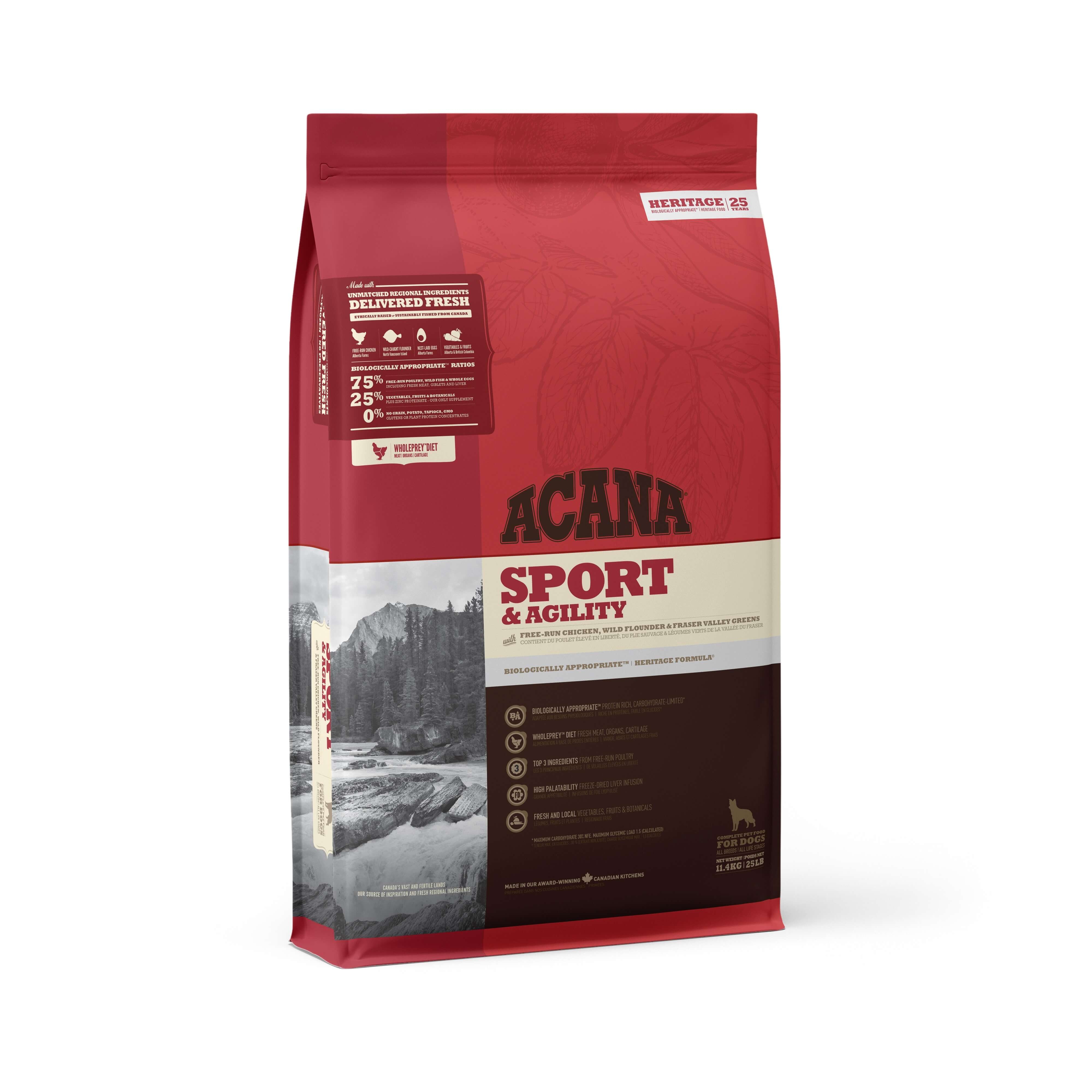 Acana sport and agility sale 17kg