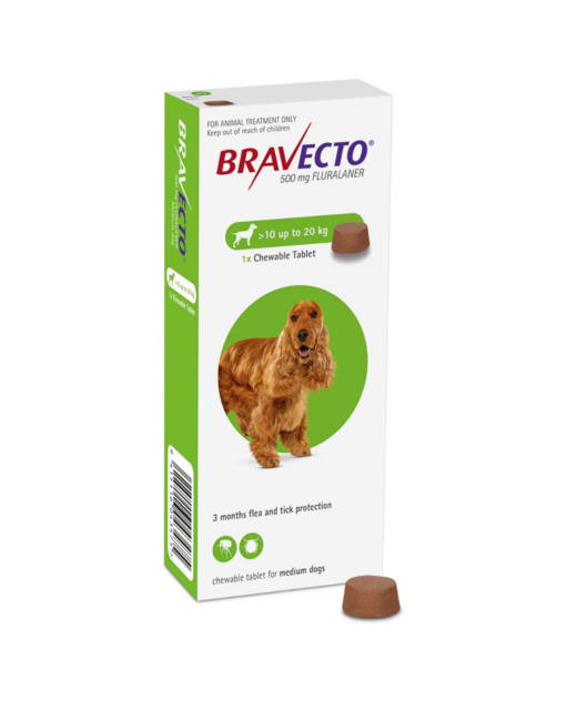 Bravecto 500 mg outlet for dogs