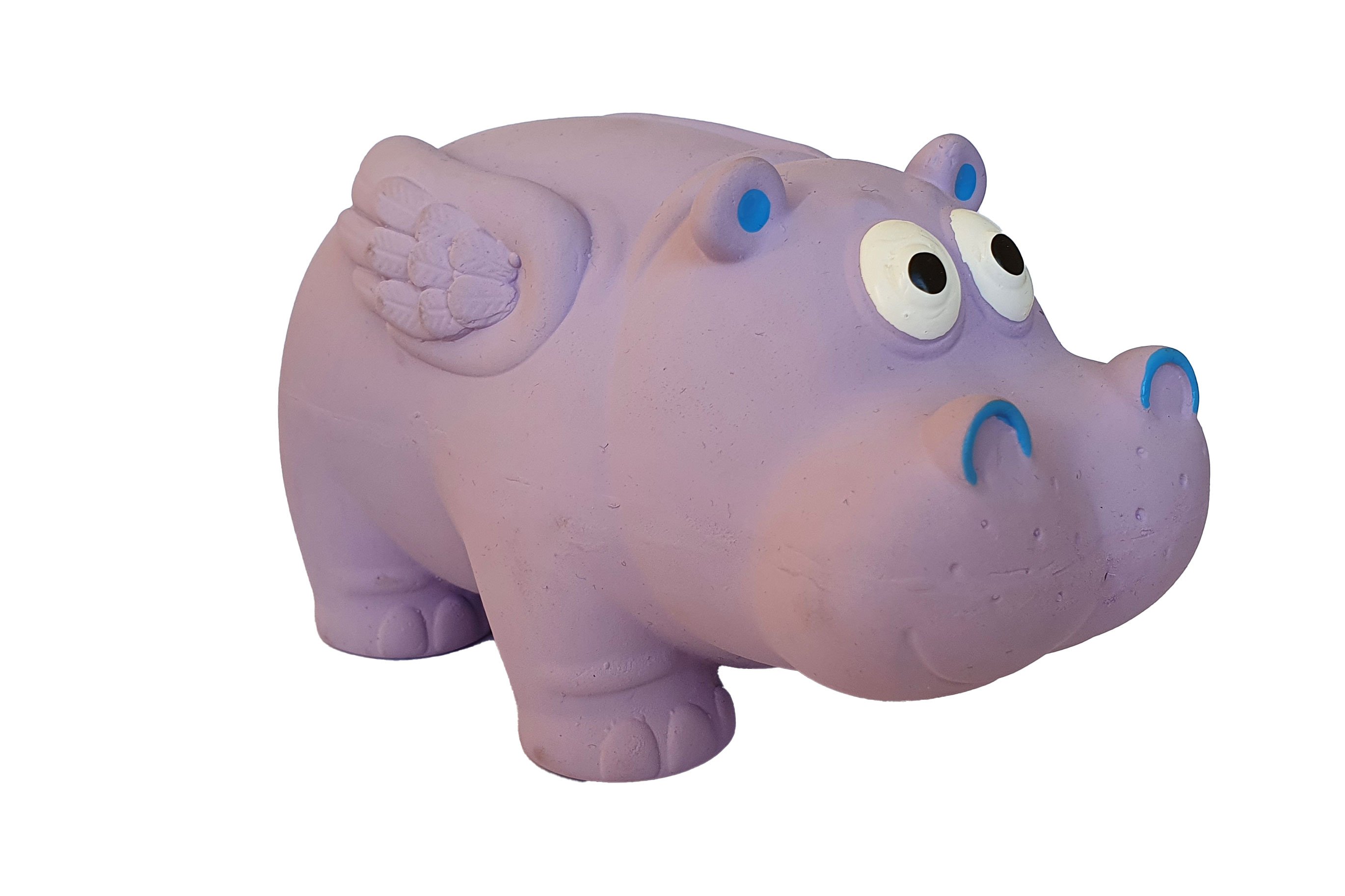 Latex Squeaky Grunter Flying Hippo 15cm Dog Puppy Toys Online