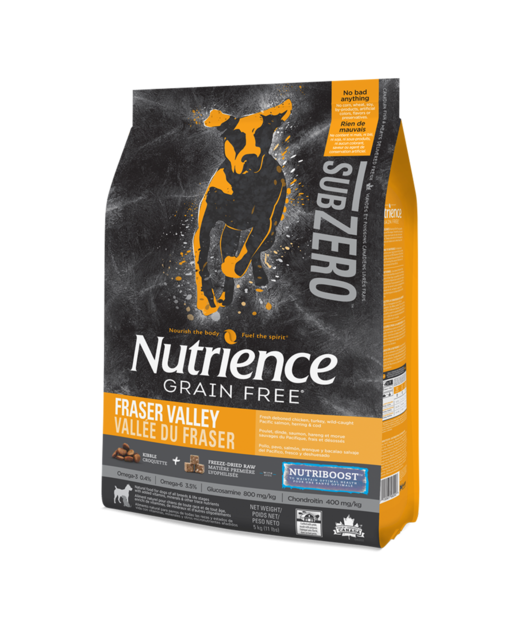 Nutrience Subzero Grain Free Dog 5kg Fraser Valley