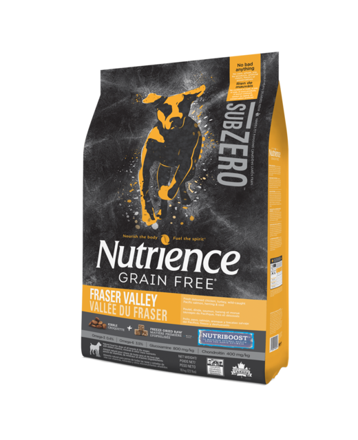 Nutrience Subzero Grain Free Dog 10kg Fraser Valley