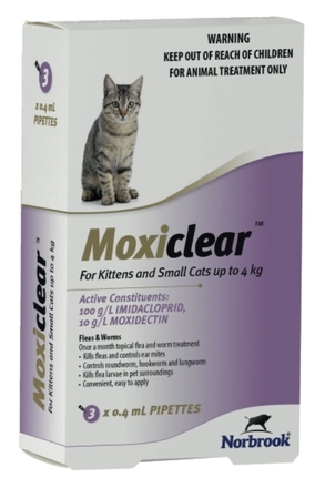 Flea and clearance worming for kittens