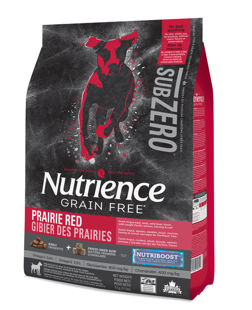 Nutrience Subzero Grain Free Dog 5kg Prairie Red