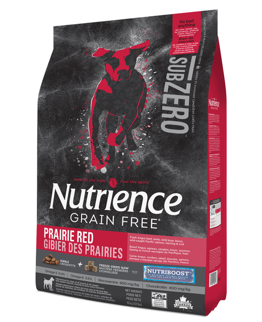 Nutrience Subzero Grain Free Dog 10kg Prairie Red