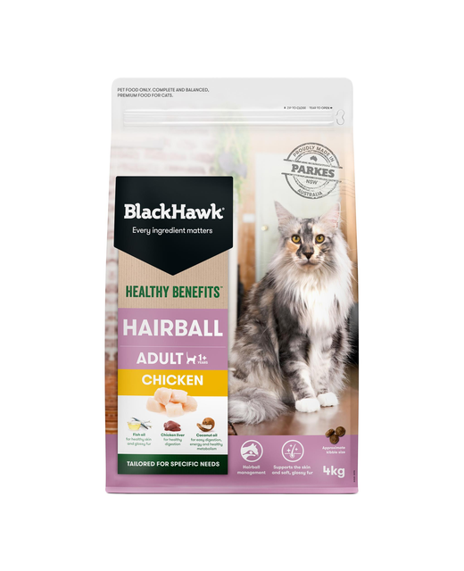 BlackHawk Cat Adult Hairball Chicken 4kg