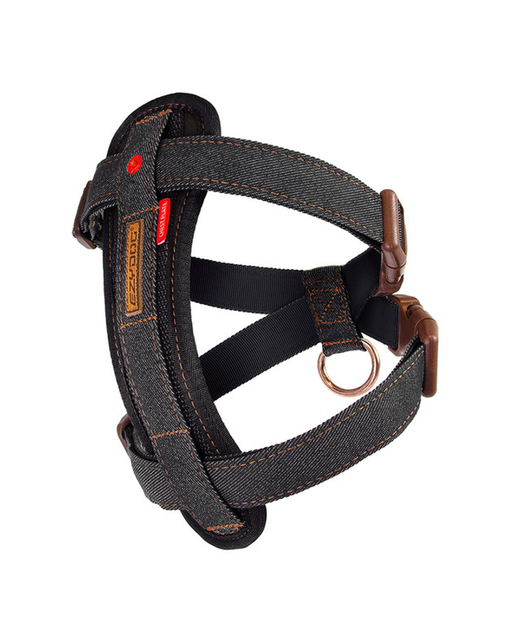 Ezy Dog Harness Chest Plate Small Black Denim 