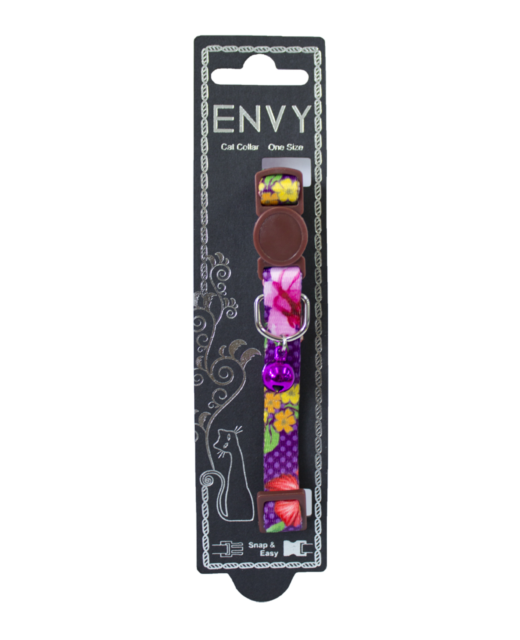 Envy Cat Collar Flora Purple