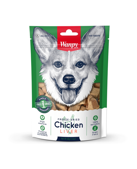 Wanpy Freeze Dried Chicken Liver 40g