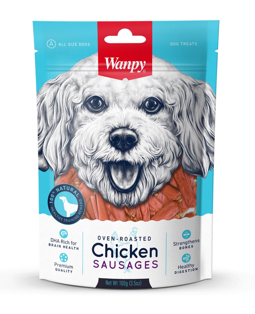 Wanpy Chicken Sausages 100g