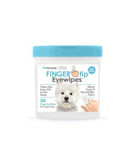 Petkin Fingertip Eye Wipes 50pk 