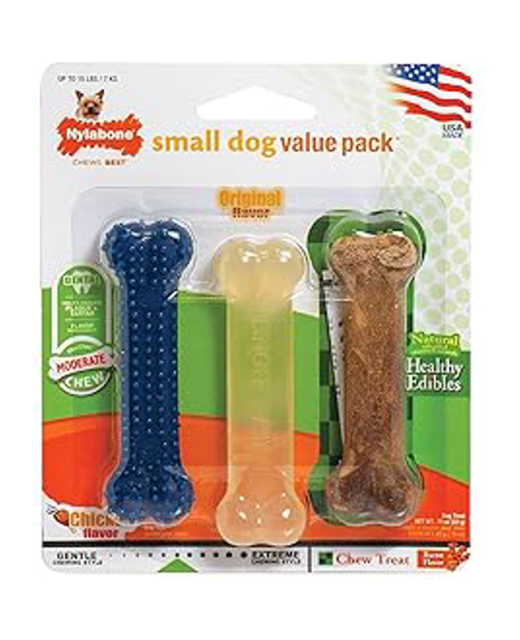 Flexi Chew & Healthy Edibles Small Dog Value 3pk