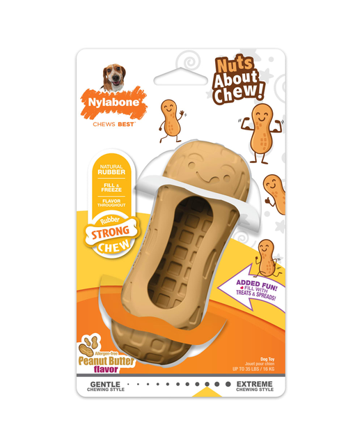 Strong Chew Fillable Peanut Treat Toy - Wolf