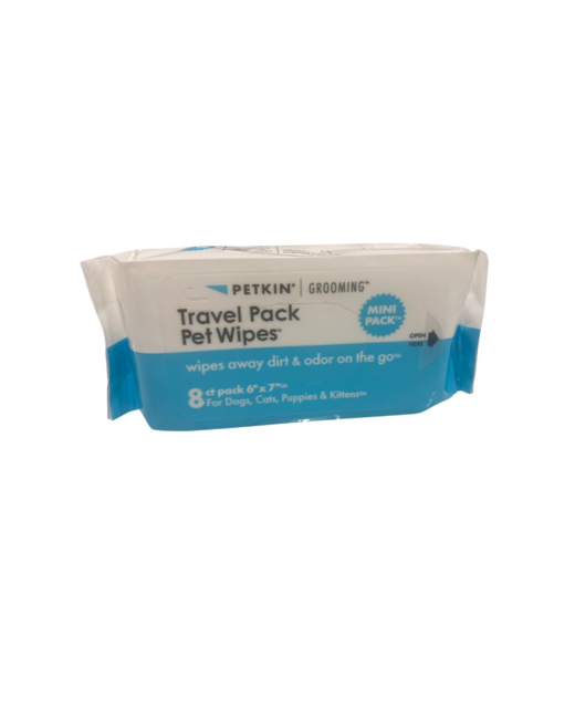 Petkin Travel Pet Wipes 8pk 