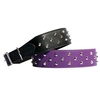 Pet One Studded Leather Collar Black 65cm