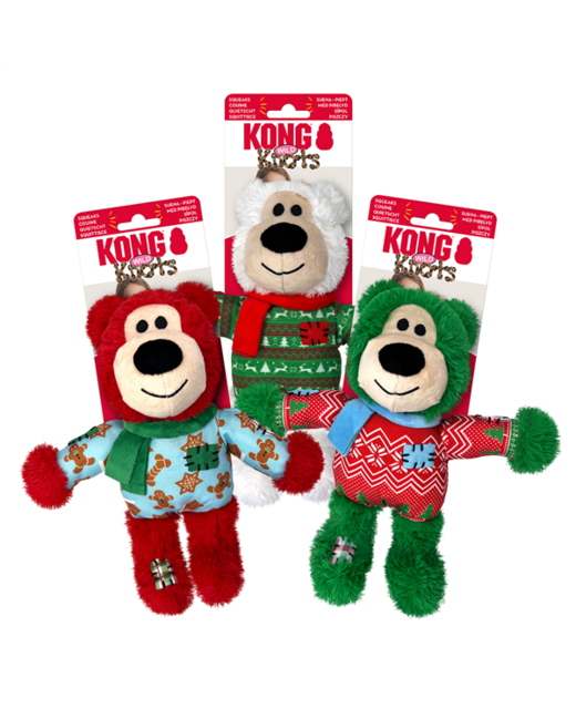 Kong Holiday Wild Knots Bear M/L