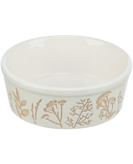 Botanic Bowl 16cm - White/Taupe