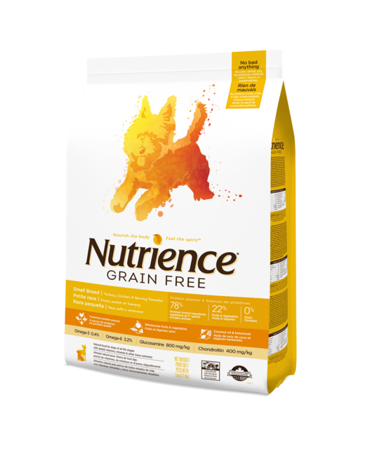 Nutrience Grain Free Small Breed Dog 5kg - Turkey Chicken & Herring